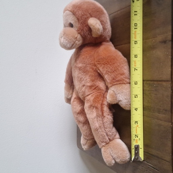 Vintage TY 1998 Beanie Buddy Bongo Monkey Plush Stuffed Animal Soft Toy - Picture 7 of 8
